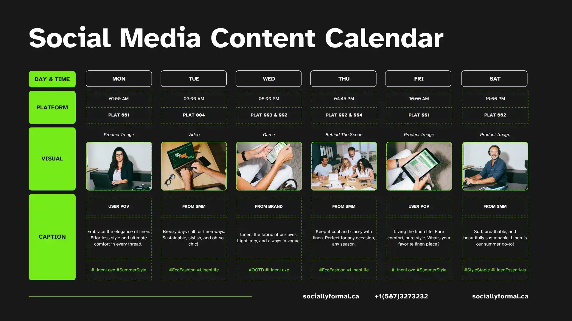Social Media Management Services in Canada | Expert SMMA Solutions 2 Social Media Content Calendar